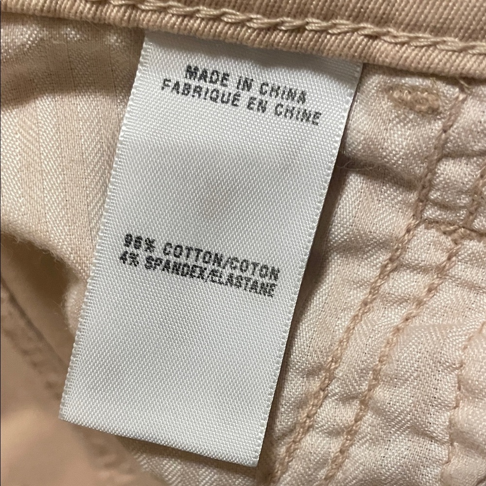 Lucky Brand Khaki/Tan Sofia Capri Jeans Size 12 - Picture 13 of 13
